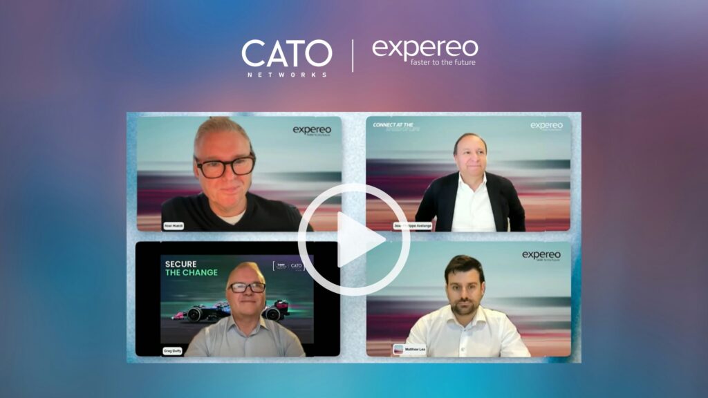 Screenshot of speakers from Expereo webinar Re-engineering Resilience for AI workloads