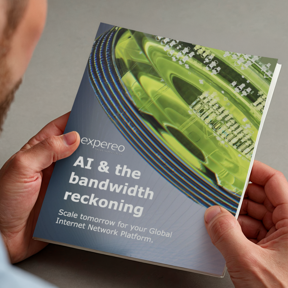hands holding AI and the bandwidth reckoning ebook